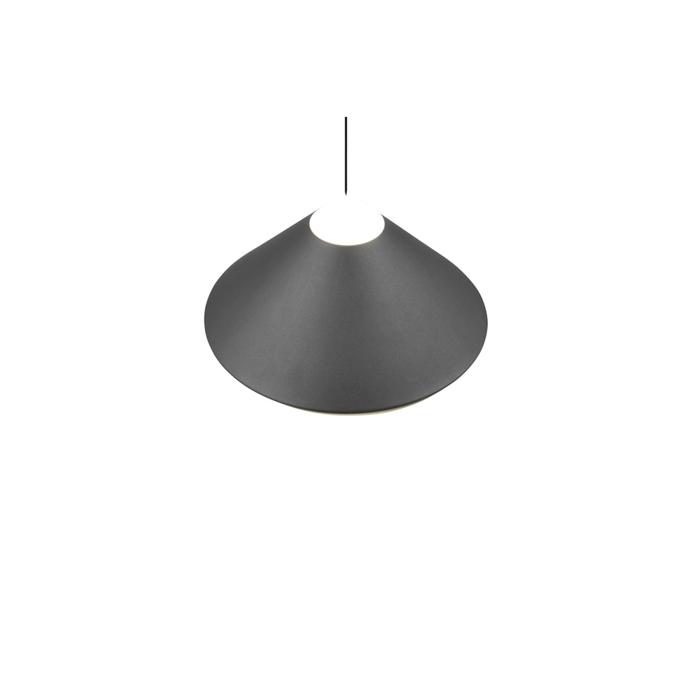 Moderne hanglamp Laguna Ø 30cm zwart Trio 4017807677508