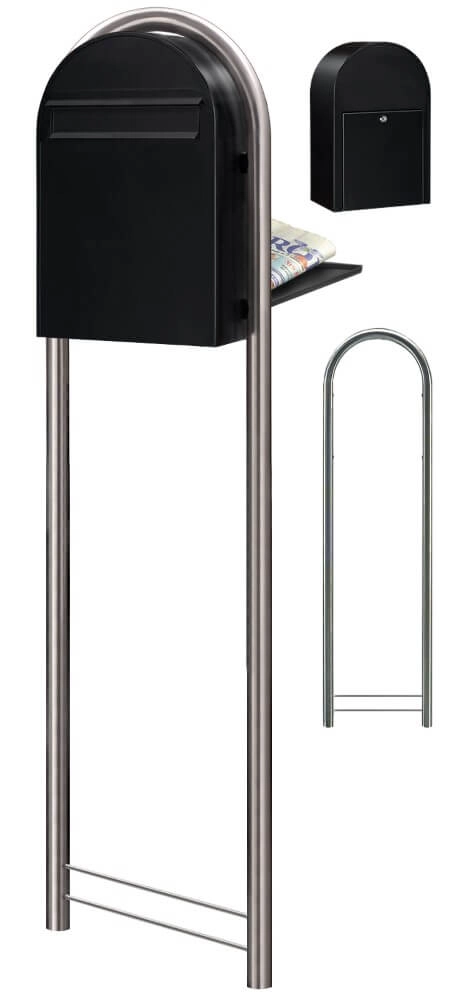 Brievenbus Classic B 9005 Struktuurzwart Bobi 6417237006325