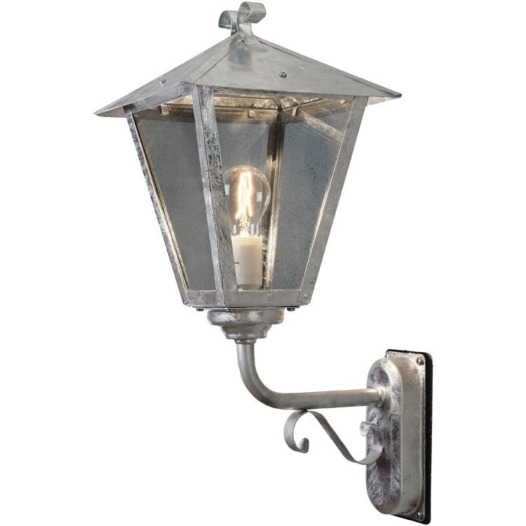 Landelijke buitenlamp Benu Up zinkgrijs Landelijke buitenlamp Benu Up zinkgrijs