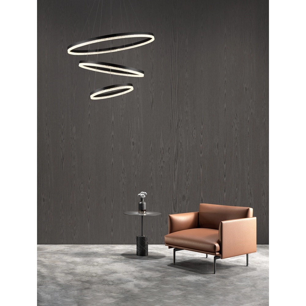 Hanglamp Adria zwart Ø 80cm