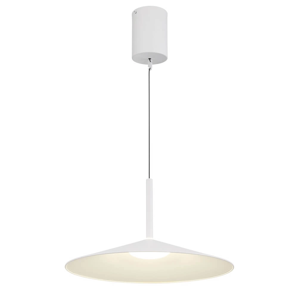 Ronde hanglamp Lampone wit design Ø 47,5cm Globo 9007371453375