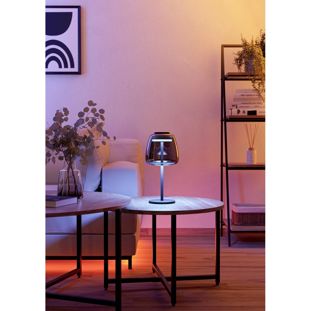 Tafellamp Alfero-Z smoke glas - app bediening Eglo 9008606312863