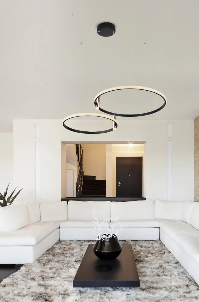 Design led hanglamp Coco 2-lichts - Ø 150cm Globo 9007371423187