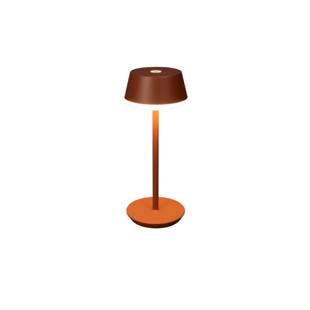 Tafellampje Lyon terracotta met RGB functie Tafellampje Lyon terracotta met RGB functie