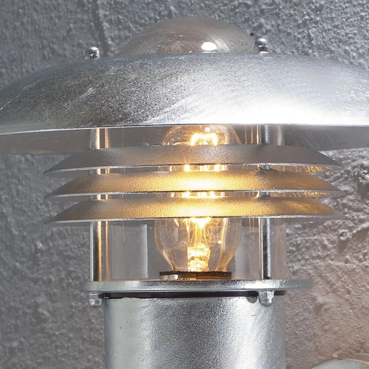 Landelijke wandlamp Modena Up 27cm zinkgrijs KonstSmide 7318307300321