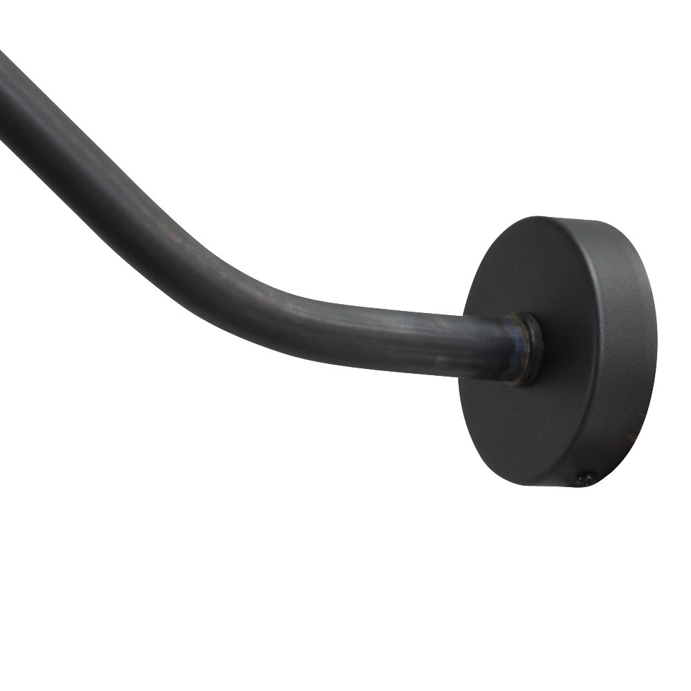 Roestbruine industrie wandlamp Industria Grid 73cm roestbruin met zwart Masterlight 8718121233284