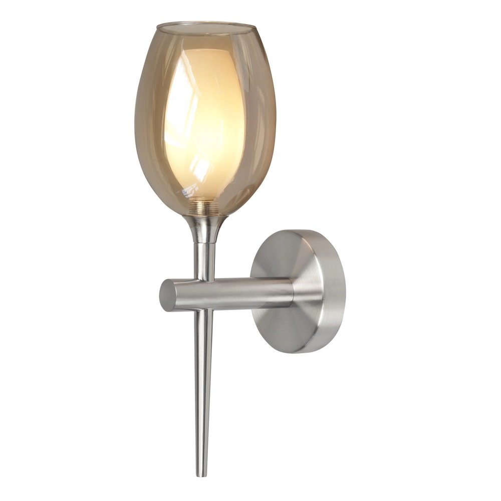 Wandlamp Belle nikkel