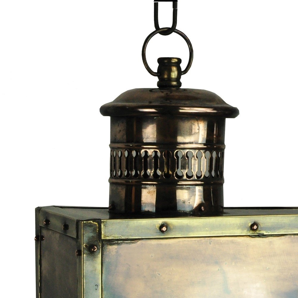 Antieke hanglamp Freigther antiek koper (ANT) Limehouse
