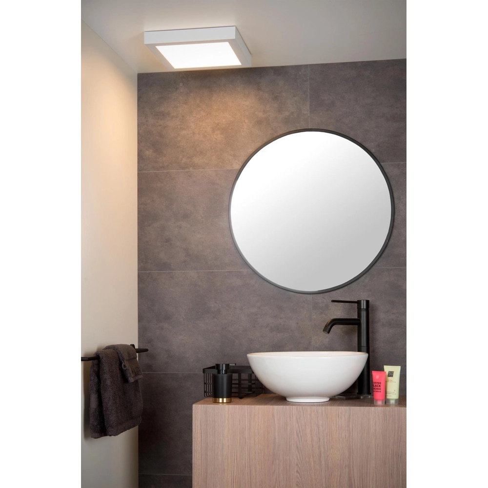 Plafonniere Brice-Led 30cm vierkant IP44 wit Lucide 5411212281357