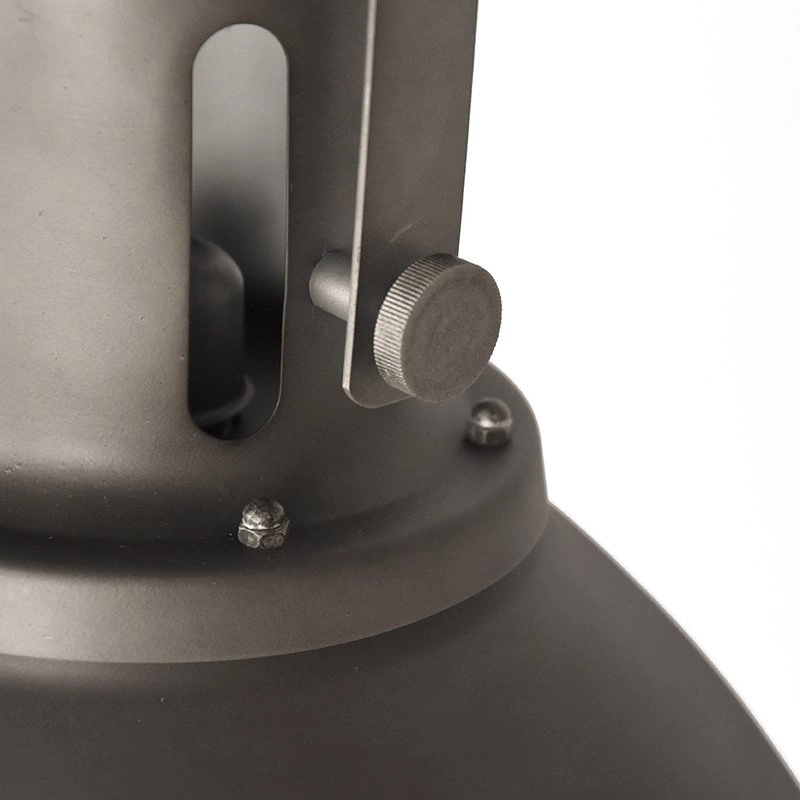 Stoere hanglamp Spot Grid Ø 47cm grijs Label51 8718885279740