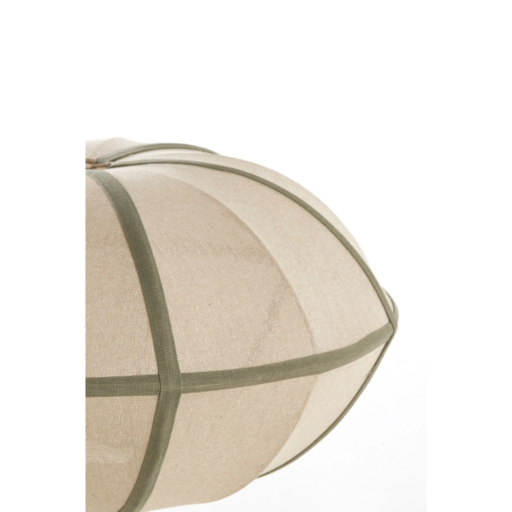 Japandi hanglamp Mirelys Ø 61cm - olijfgroen Light & Living 8717807835910