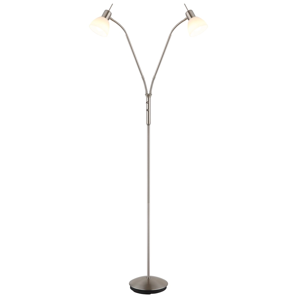 Leeslamp 2-lichts Malte nikkel Globo 9007371447541