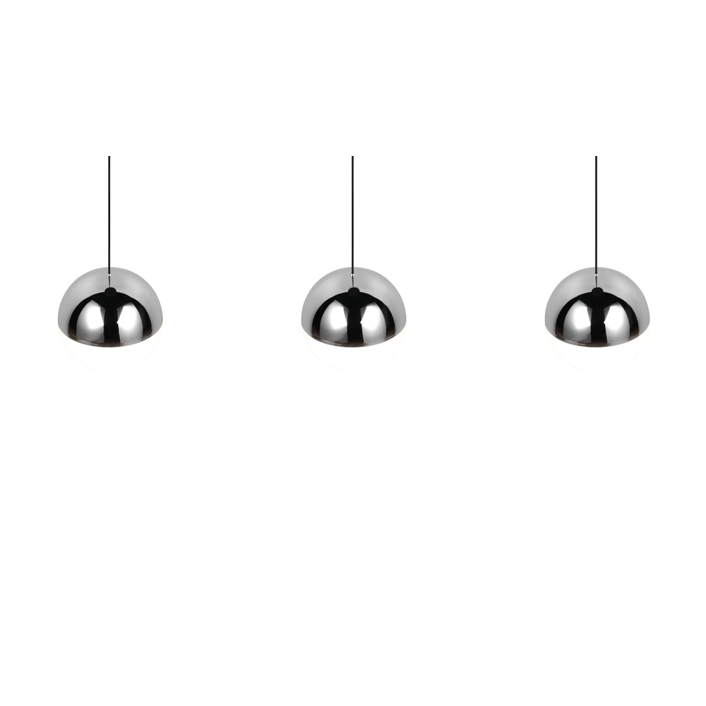 3-lichts hanglamp Senta chroom Trio 4017807685831