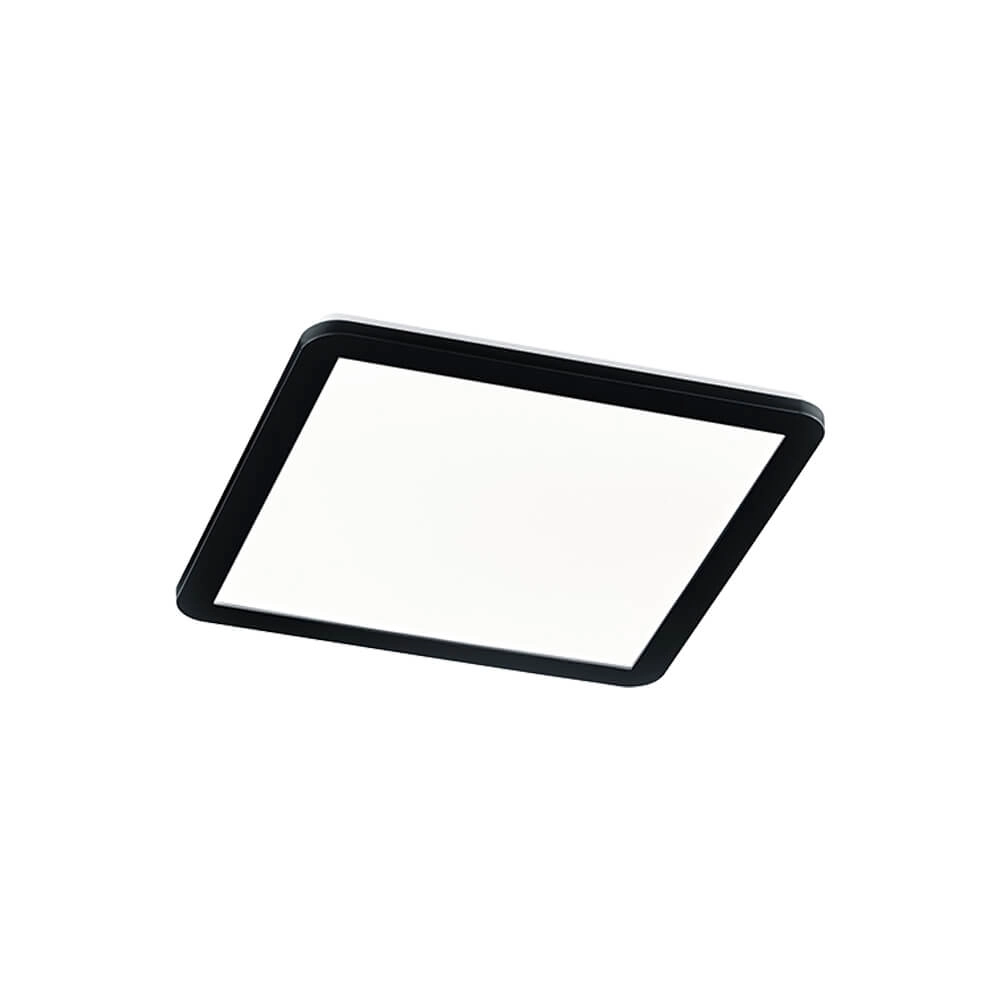 Vierkante plafonnière Camilla 40cm mat zwart Vierkante plafonnière Camilla 40cm mat zwart
