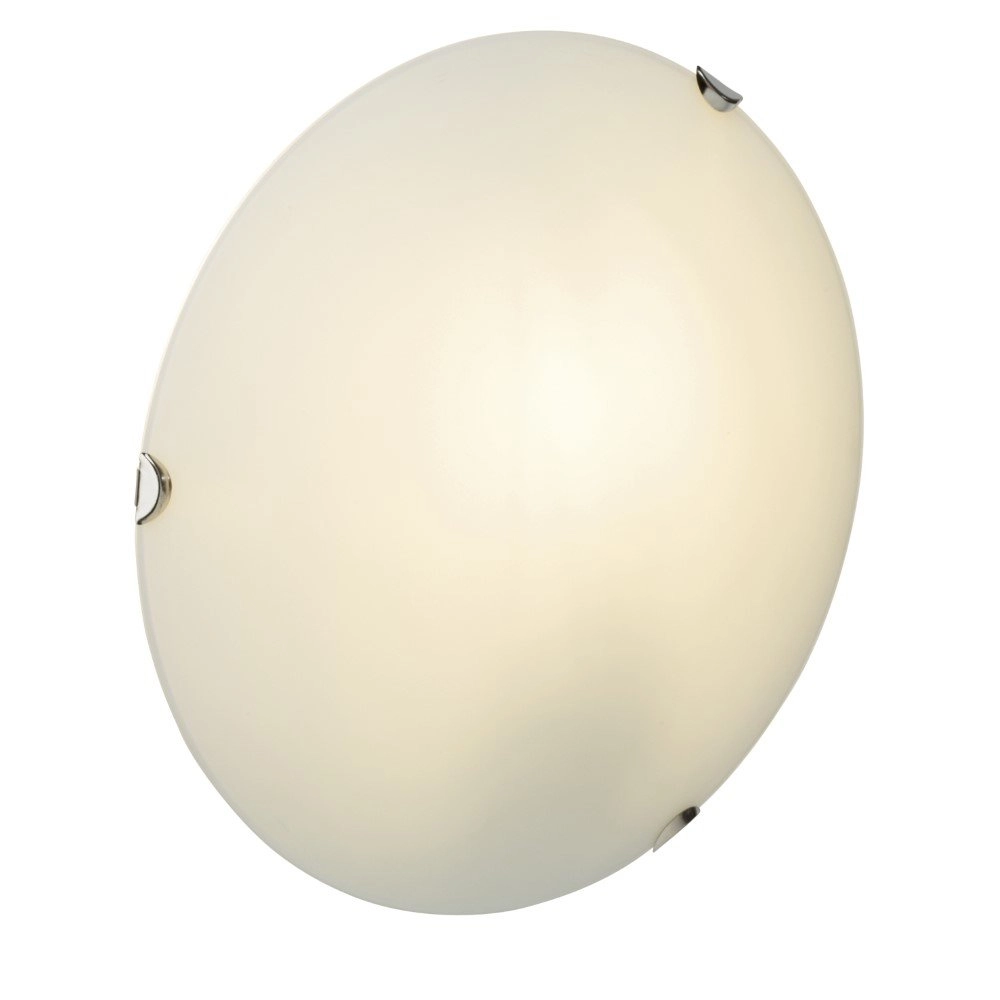 Tijdloze plafondlamp Melania Ø 25cm wit Brilliant 4004353261619