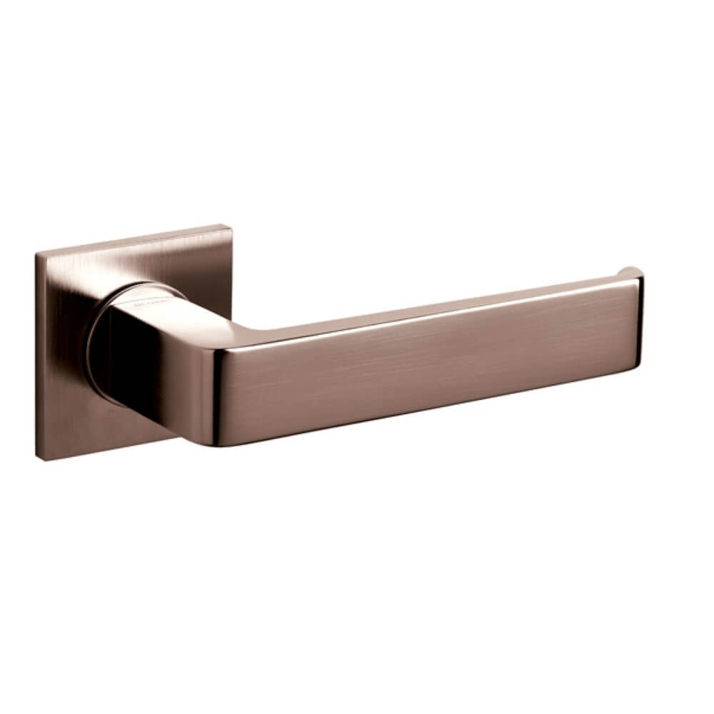 Deurklink Milano Q brons mat