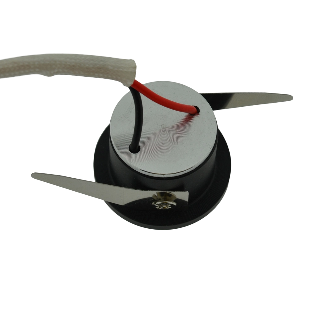 Vierkant inbouwspotje Forte Mini zwart Lyora 8716803509511