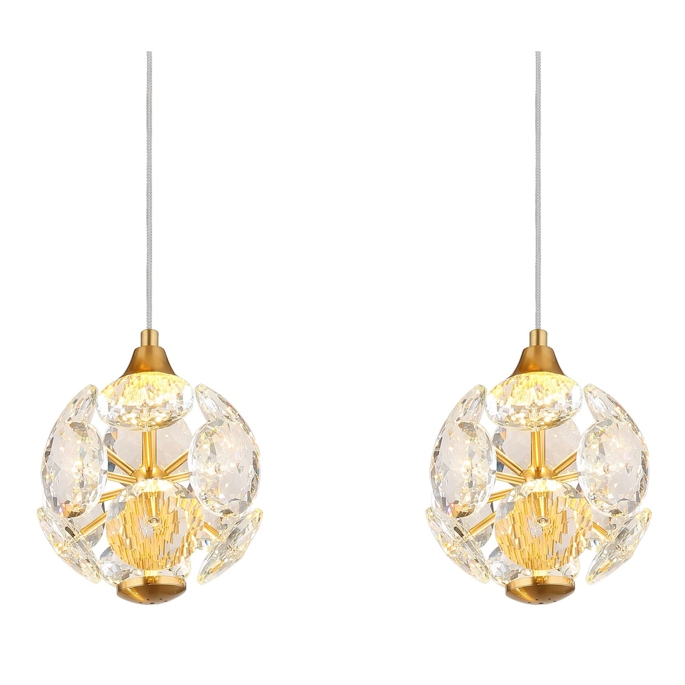 4-lichts hanglamp Virina goud Globo 9007371452620