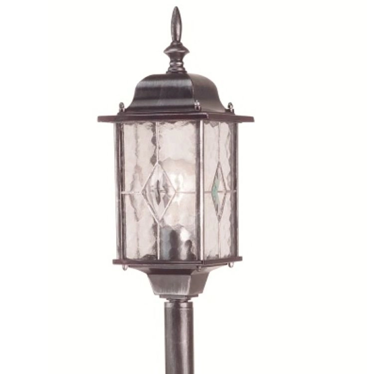 Klassieke tuinlamp Wexford zwart zilver Franssen 5024005432807