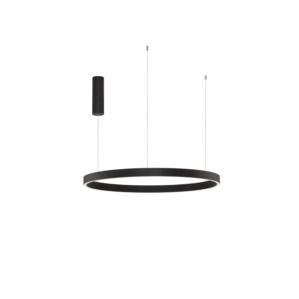 Zwarte hanglamp Elowen design Ø 80cm Lyora 5212017439093