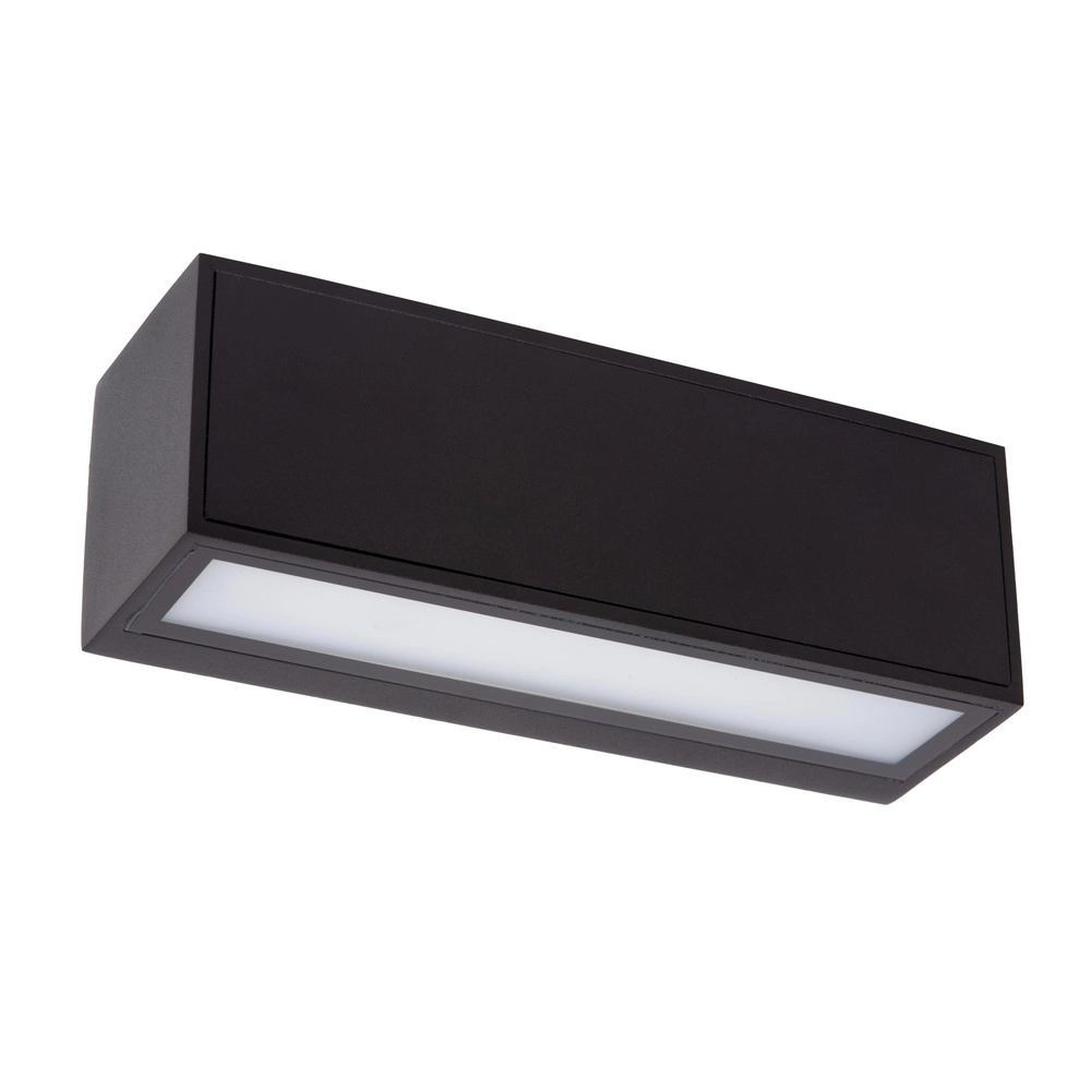 Strakke wandlamp Sutton zwart