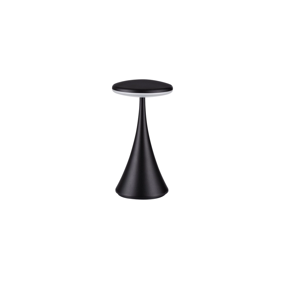 Tafellamp Elbo zwart oplaadbaar met USB Lyora 5212017476920