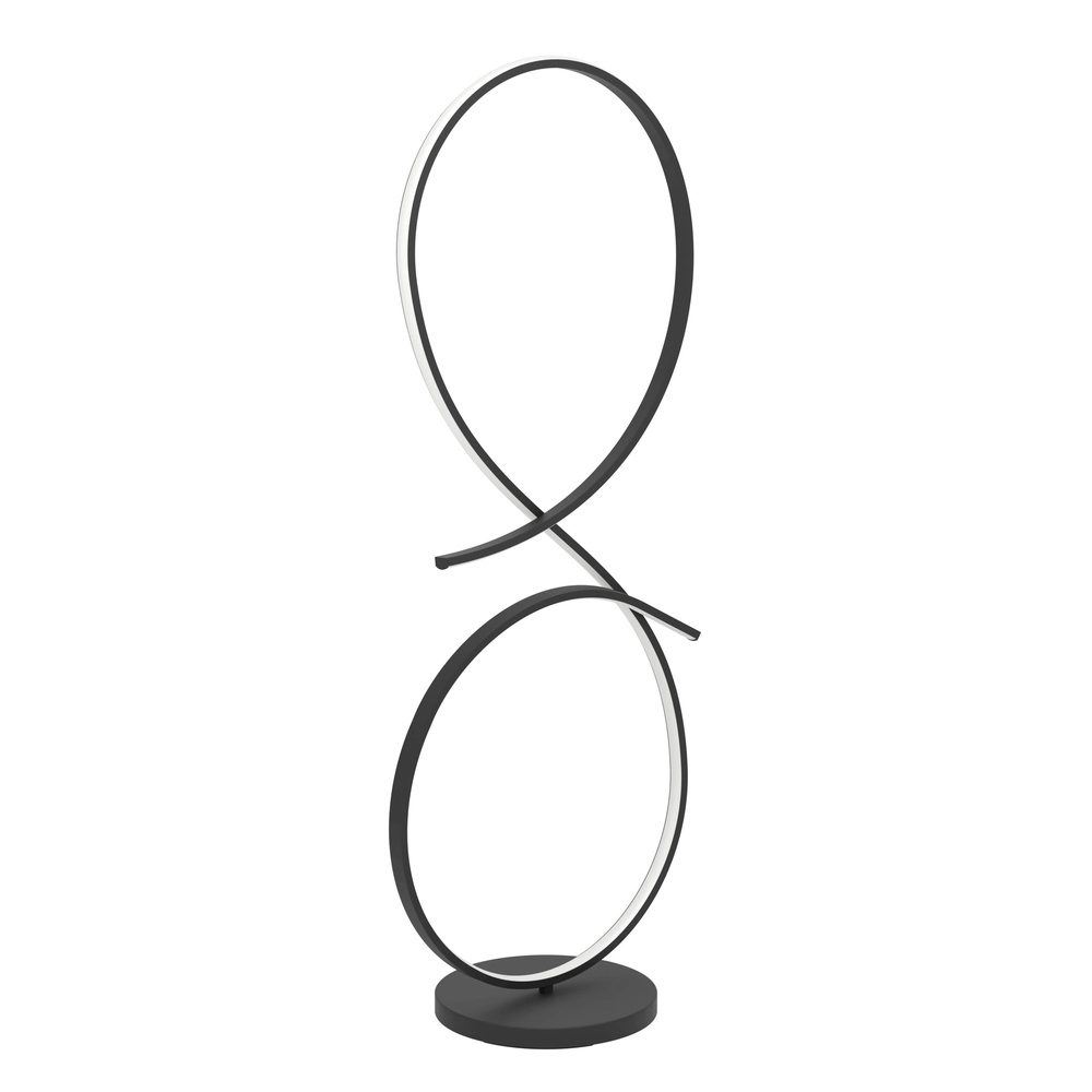 Moderne led vloerlamp Serpins 107cm - zwart