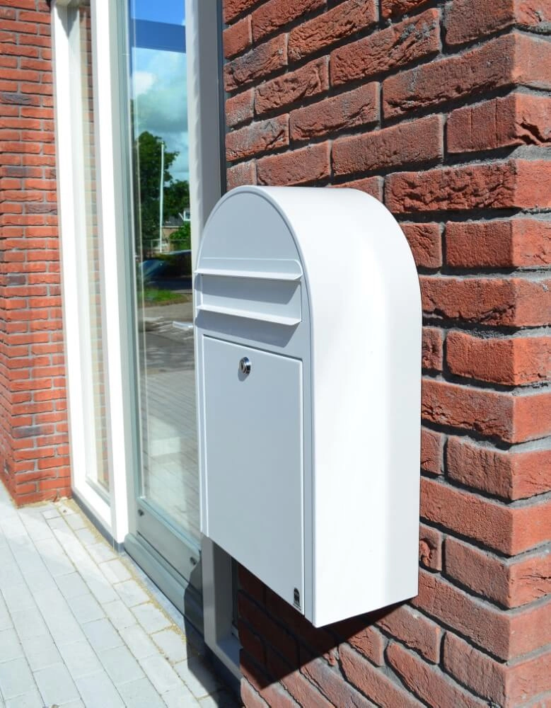 Brievenbus Classic S 9016 Wit Bobi 6417237039071