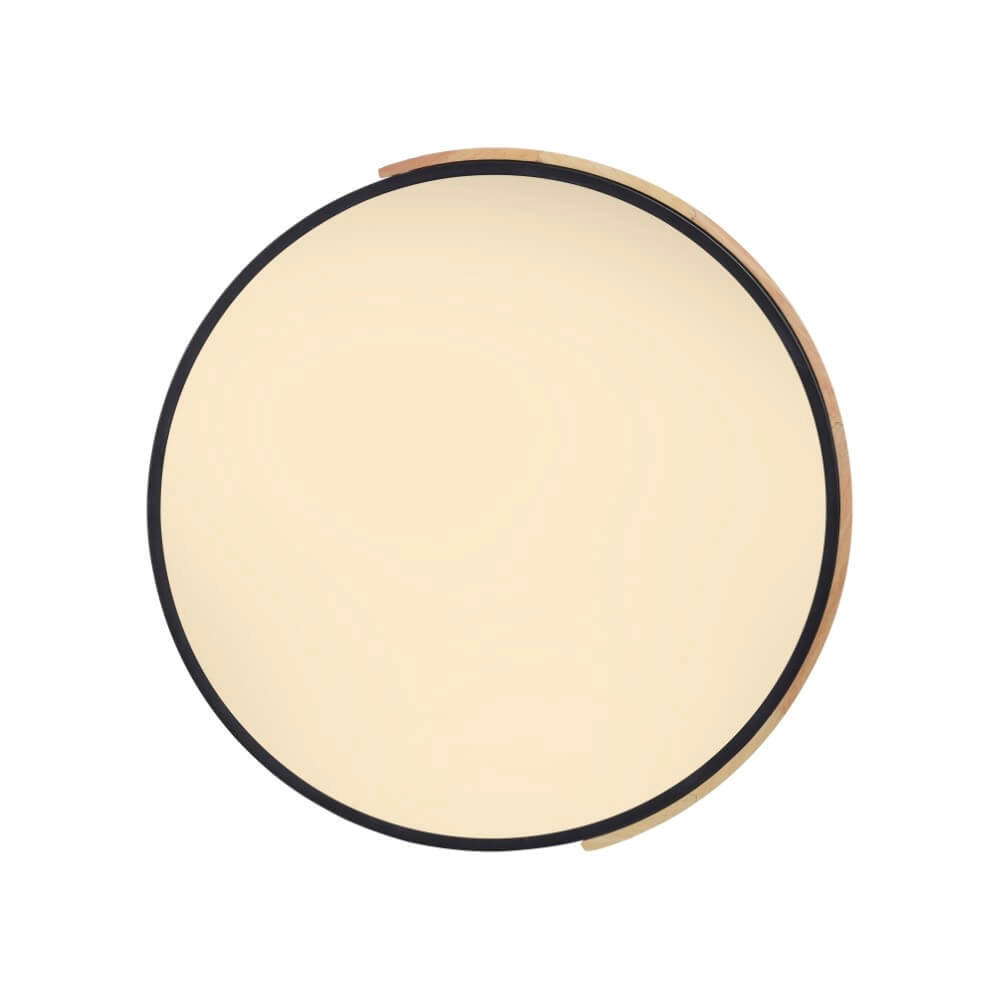 Ronde plafondlamp Q-Bila zwart Paul Neuhaus 4012248366219