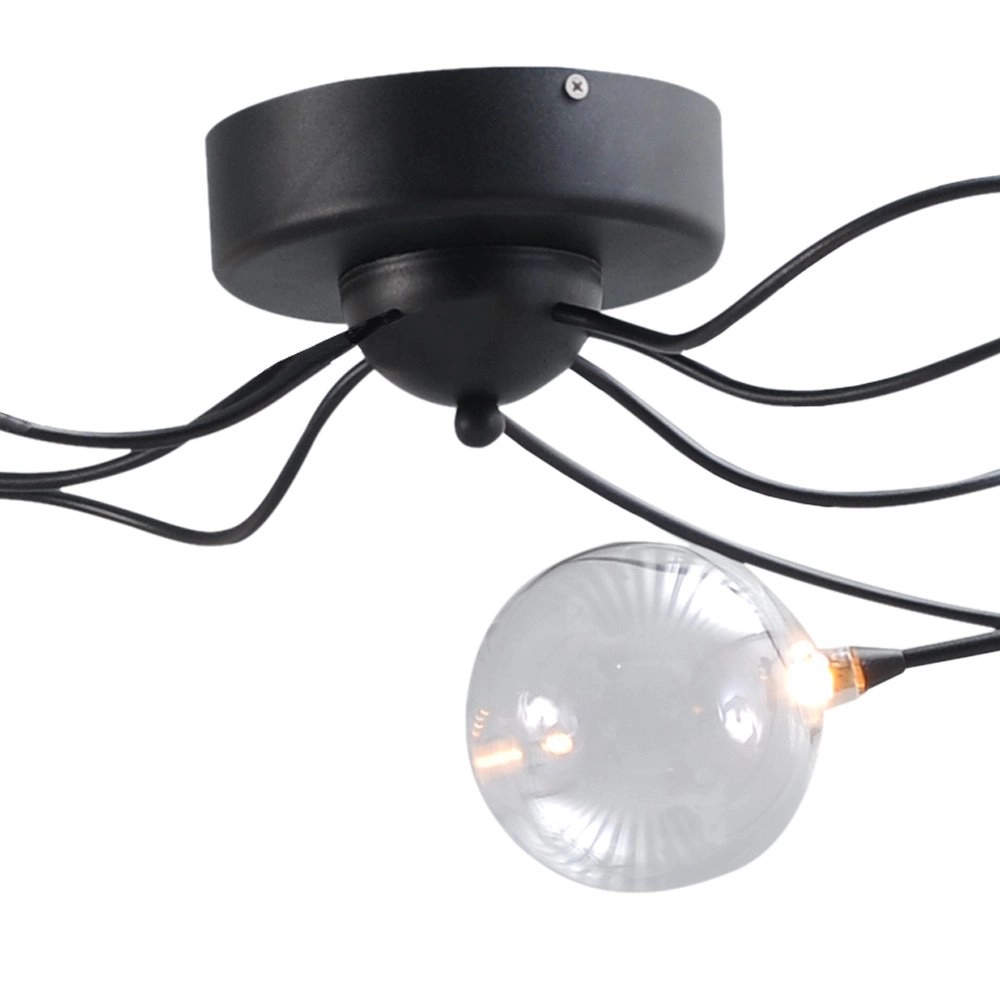 Plafondlamp Gio 7-lichts zwart Masterlight 8718121182148