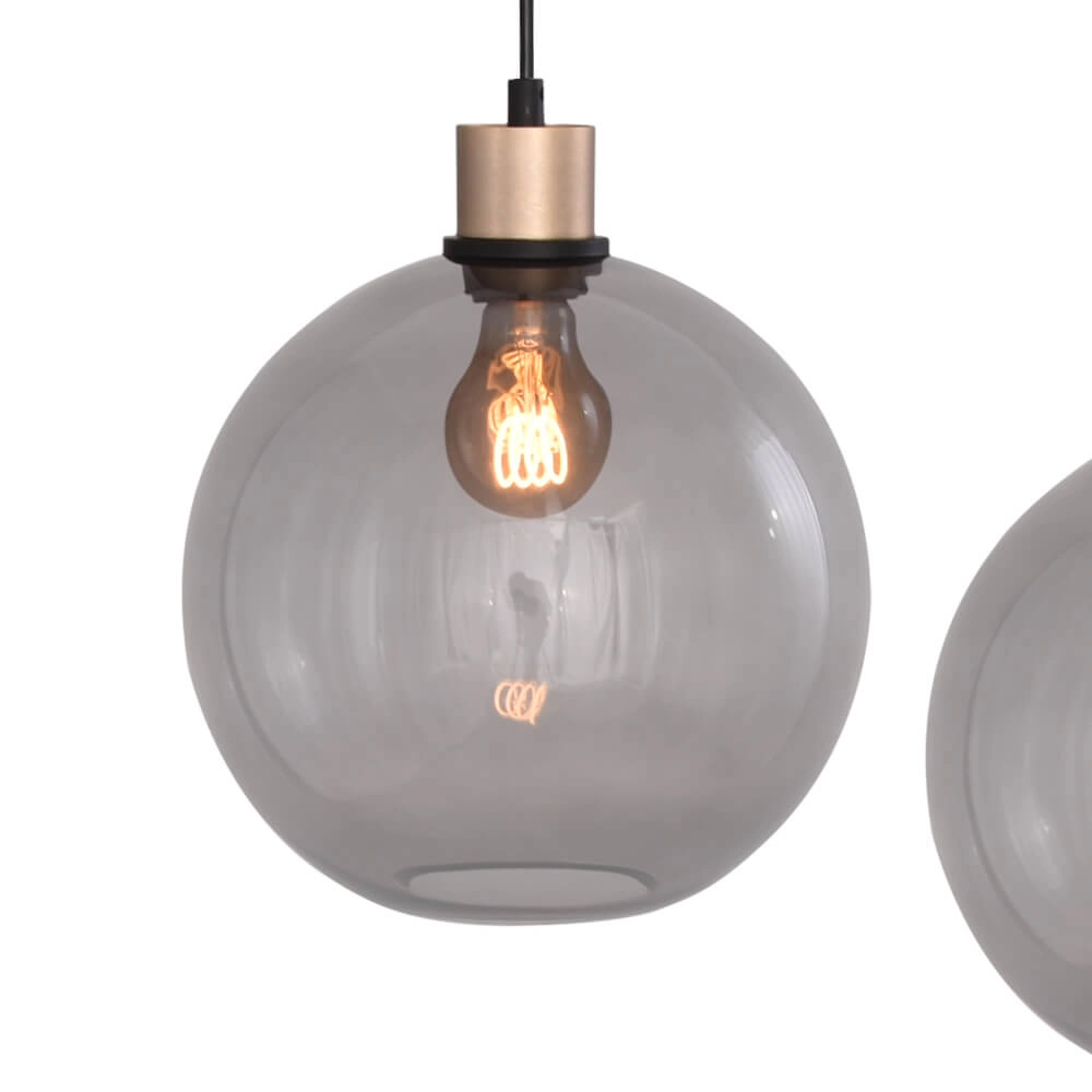 Hanglamp ovaal Lazise Oval 4x Ø 25cm goud Masterlight 8718121303123