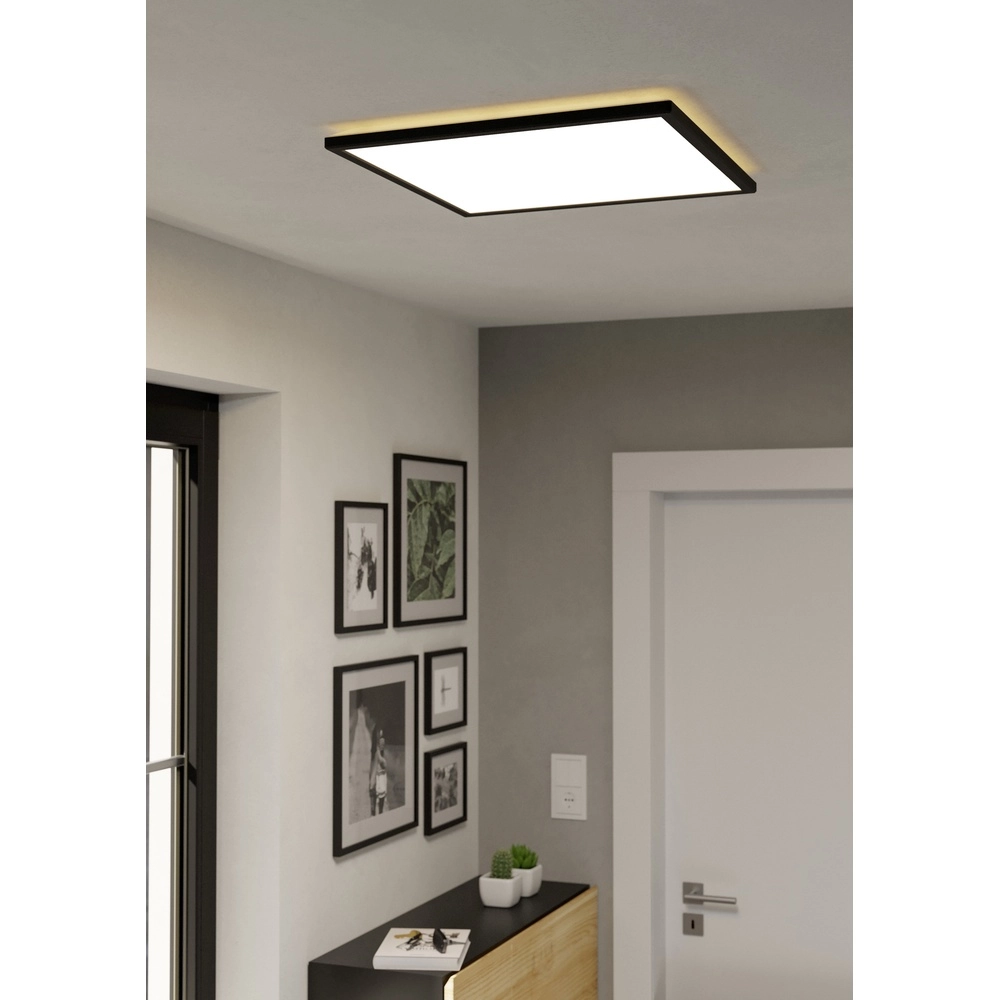 Slimme badkamer lamp Rovito-Z vierkant - zwart - 50x50cm Eglo 9008606329755