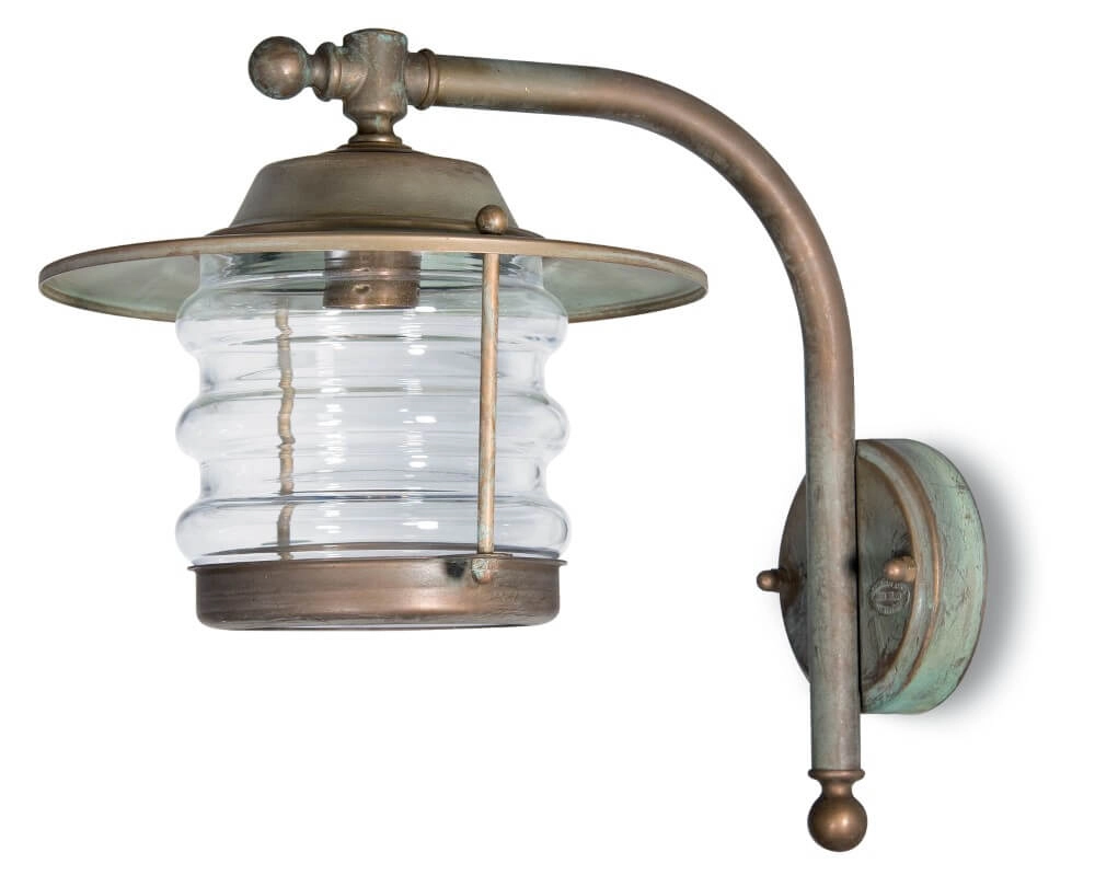 Messing wandlamp Onda M