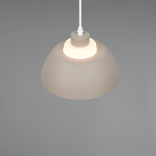 Design hanglamp Tilos zand bruin Ø 23cm Trio 4017807690088