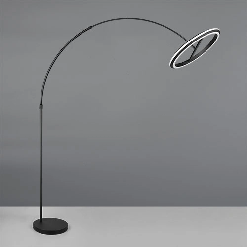 Vloerlamp Amador zwart Trio 4017807688160