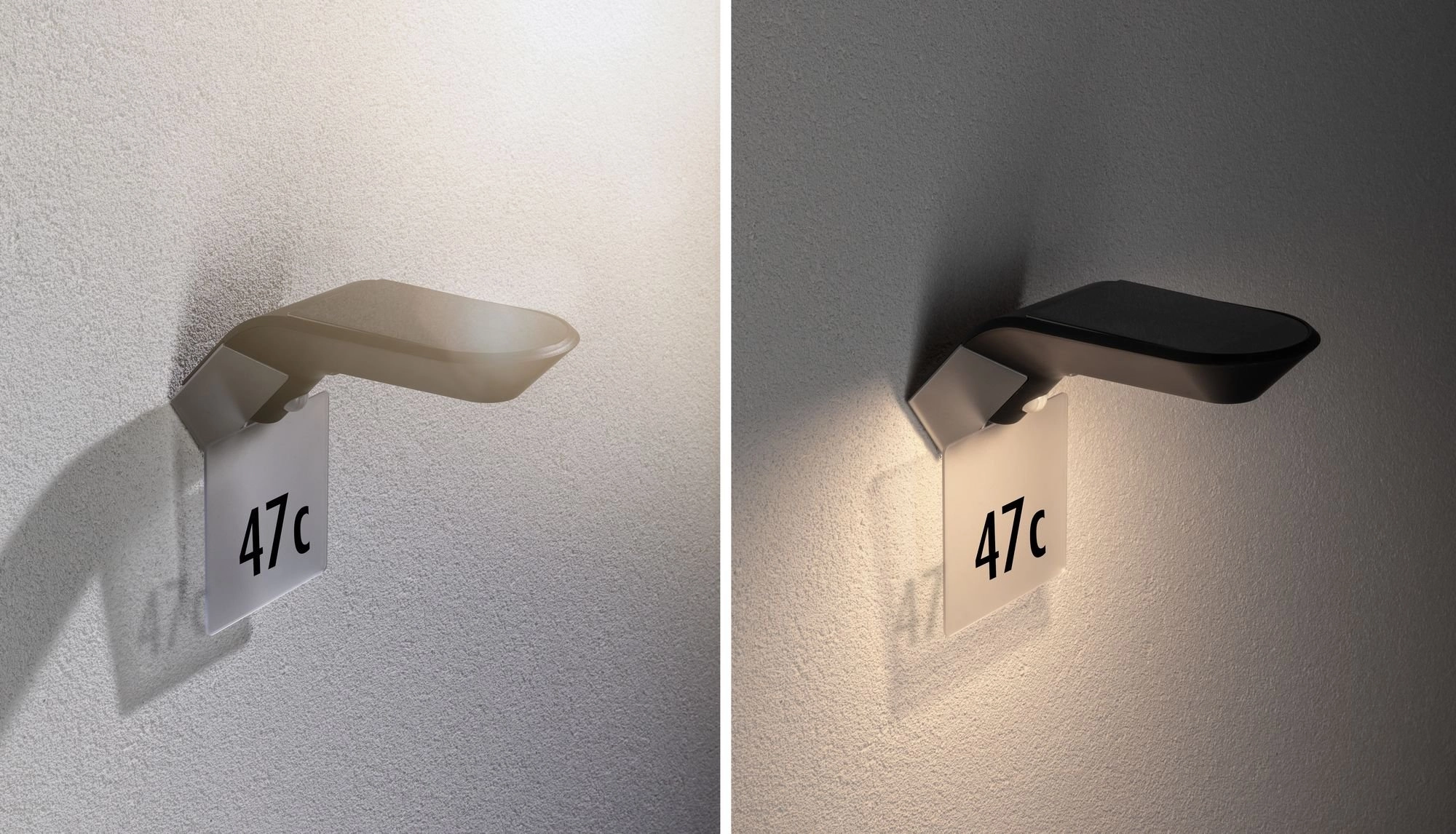 Strakke muurlamp Soley op zonne-energie Paulmann 4000870942505