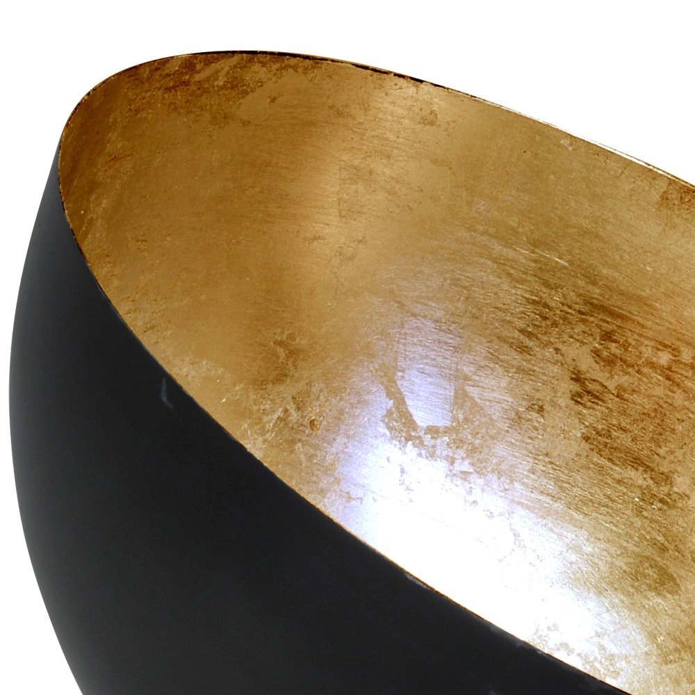 Vloer-tafellamp Industria 30 Uplighter gunmetal met goud Masterlight 8718121141763