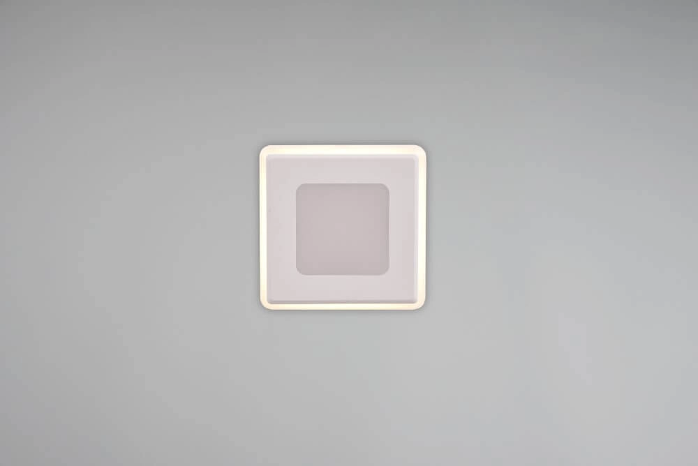 Vierkante spot Nimbus design wit Trio 4017807574449