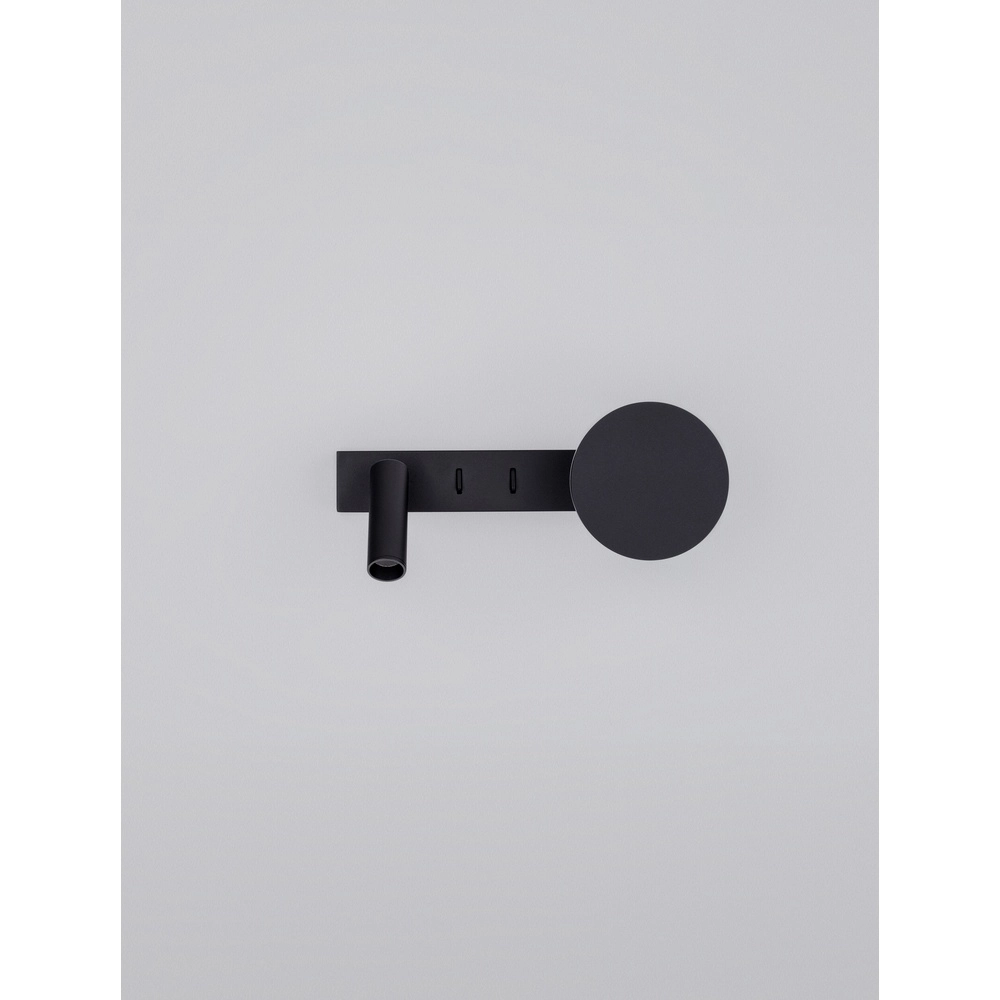 Bedlampje Noima zwart Lyora 5212017455260