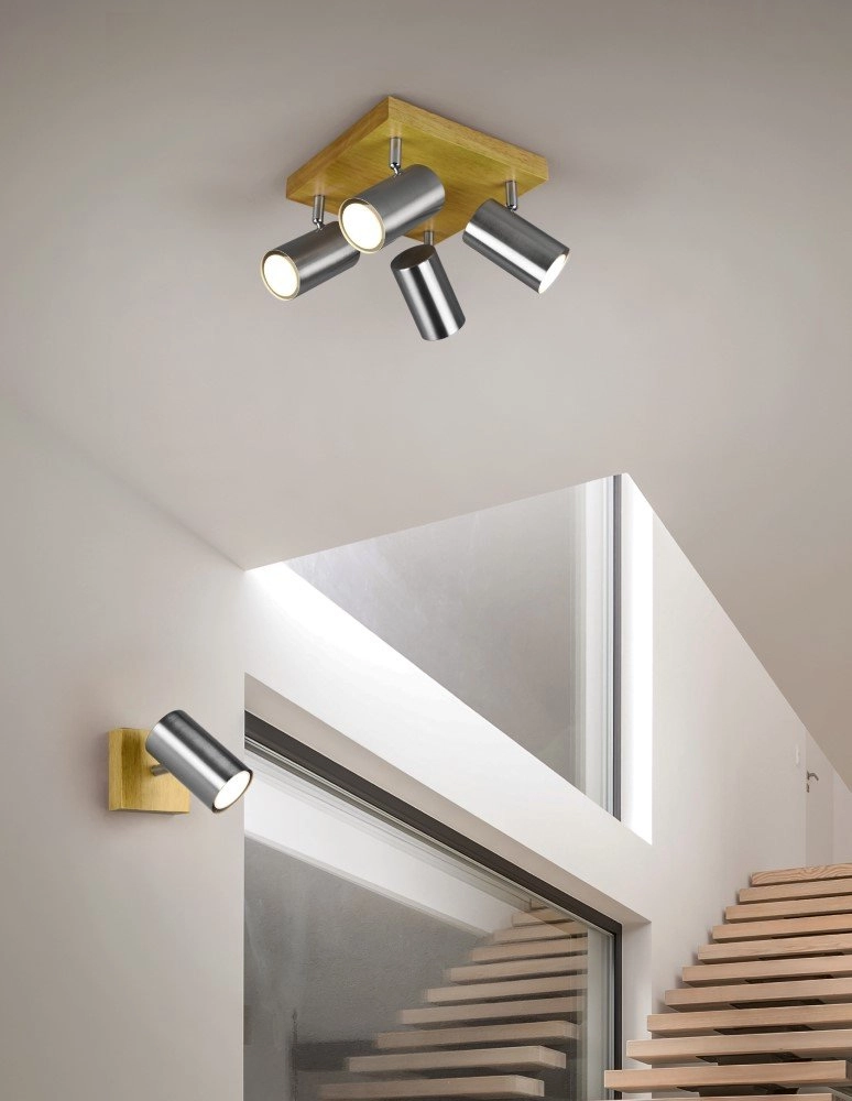 4-lichts plafondspot Marley Trio 4017807488036