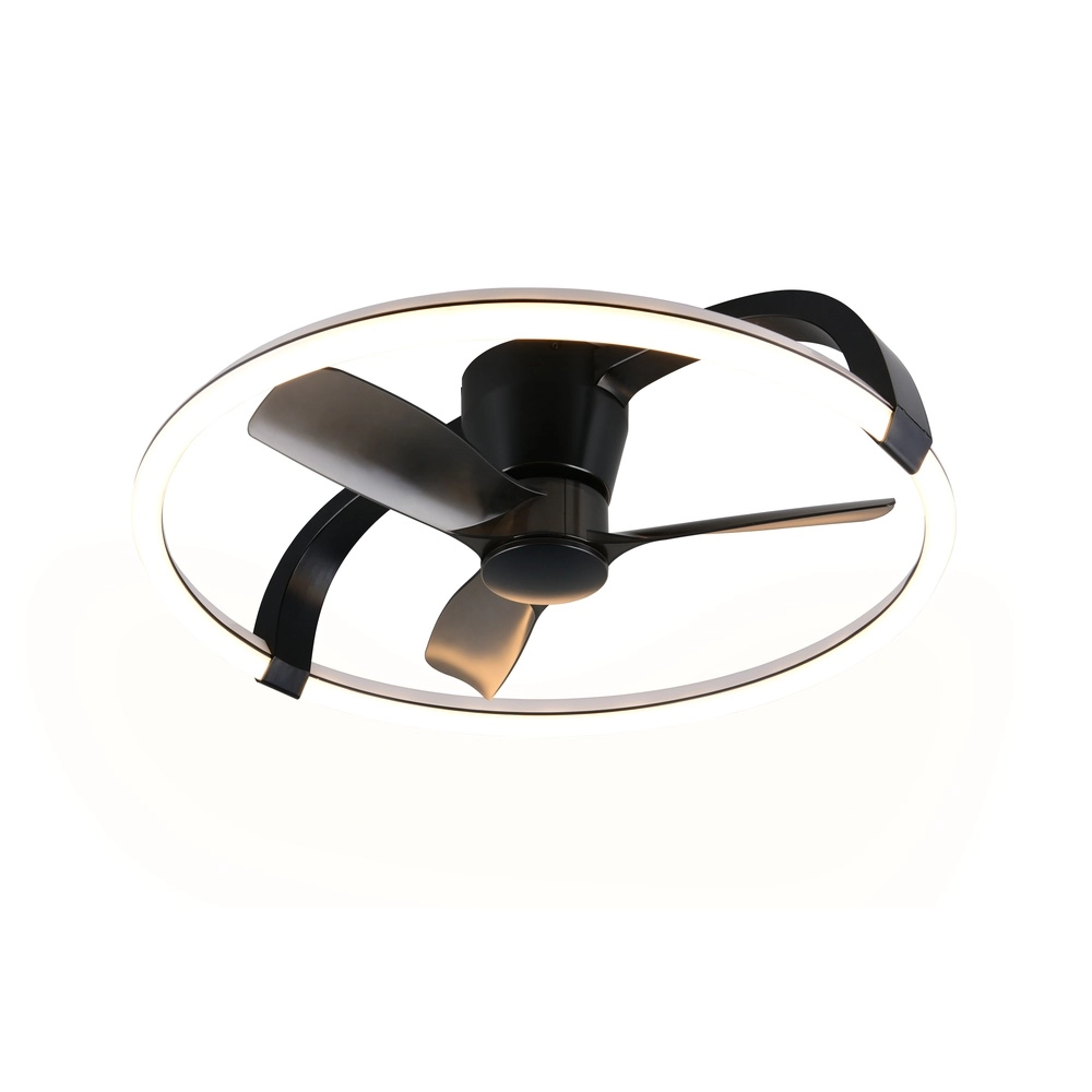 Smarthome ventilator Stockholm zwart Ø 73,5 Tuya Trio 4017807693133