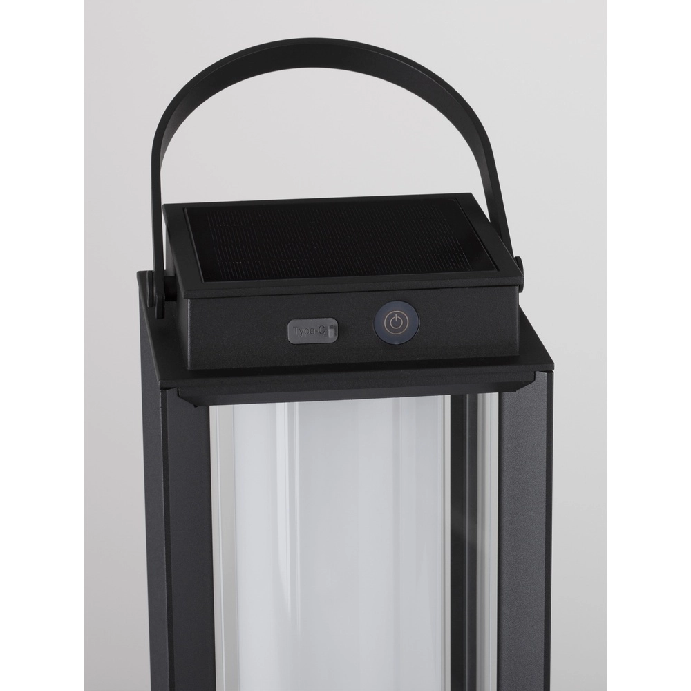 Solar tafellamp Verhal antraciet Lyora 5212017434739