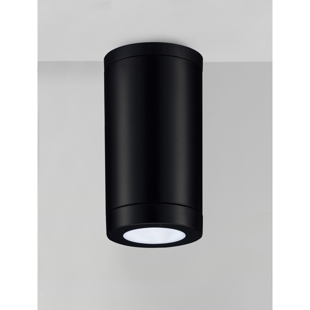 Opbouwspot Spot zwart Lyora 5212017453679