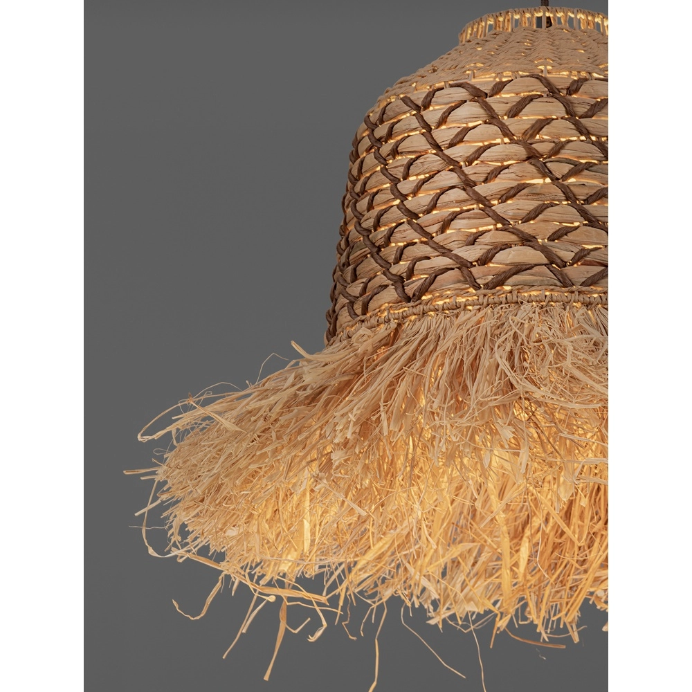 Stro lamp Sorello bruin Lyora 5212017477415