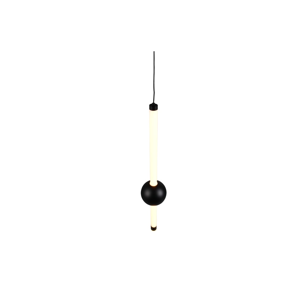 Moderne hanglamp Melita zwart Trio 4017807661927
