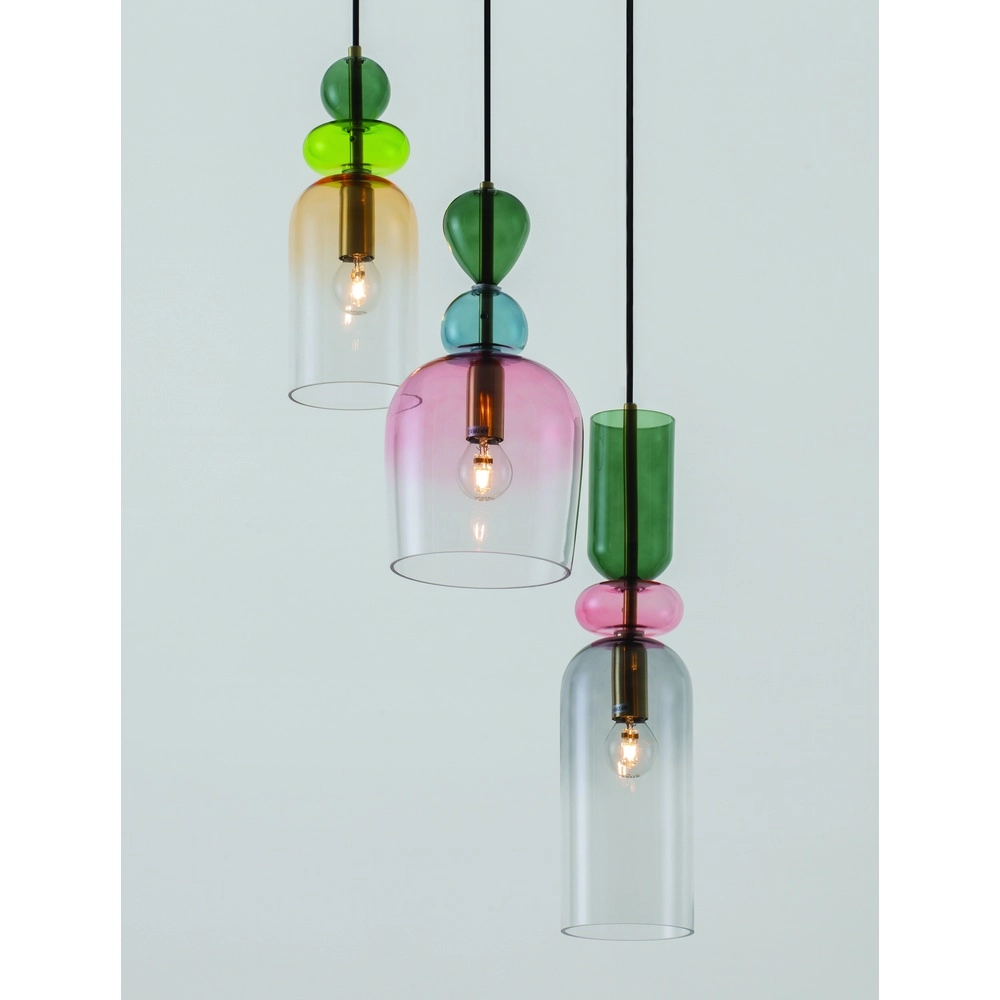 Gekleurde hanglamp Murano 3-lichts Lyora 5212017434227