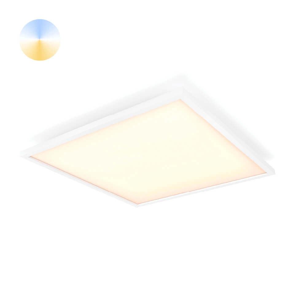 Vierkante plafondlamp Hue Aurelle - White Ambiance 30cm Wit Philips 8719514382626