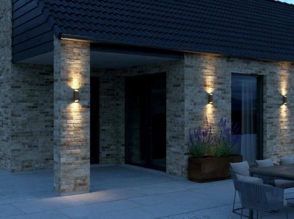 Roestbruine buitenlamp Nico Round Nordlux 5704924010972
