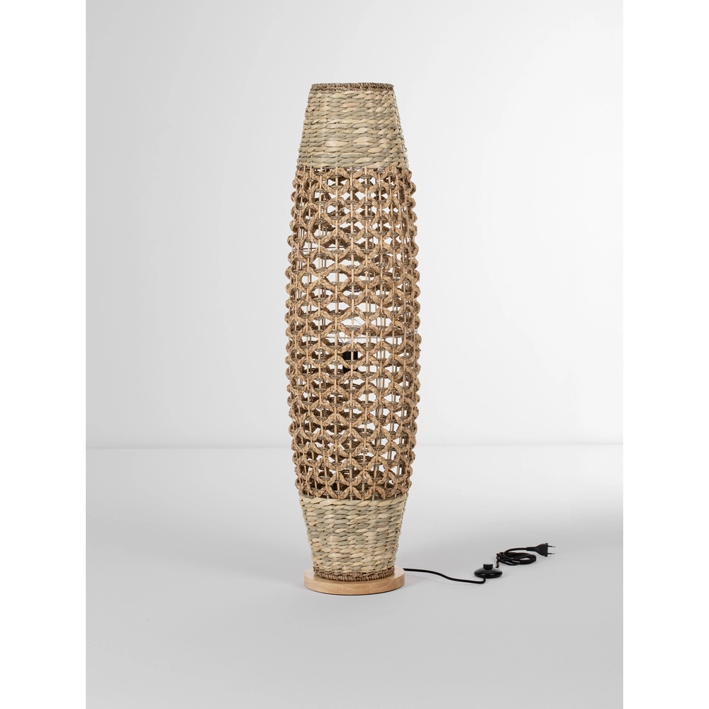 Vloerlamp Anada bruin Ø 33cm Lyora 5212017477484