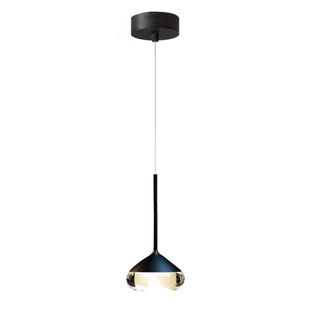 Design hanglamp Phoenix zwart Ø 11,6cm